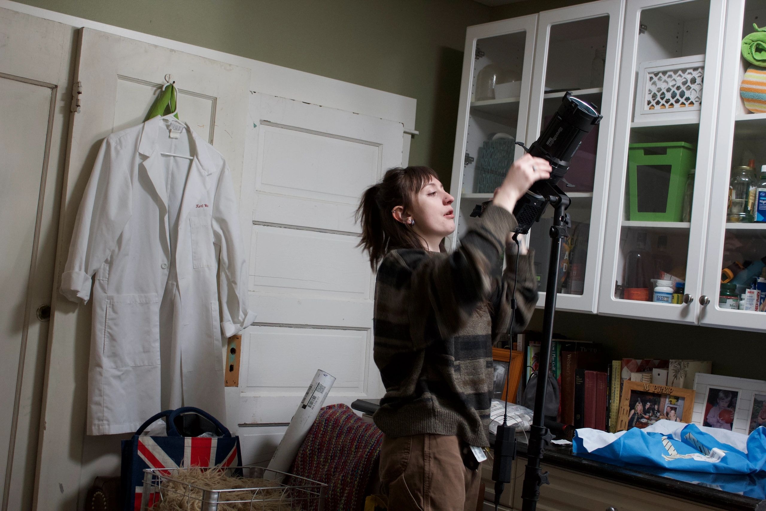 Camera setup on set