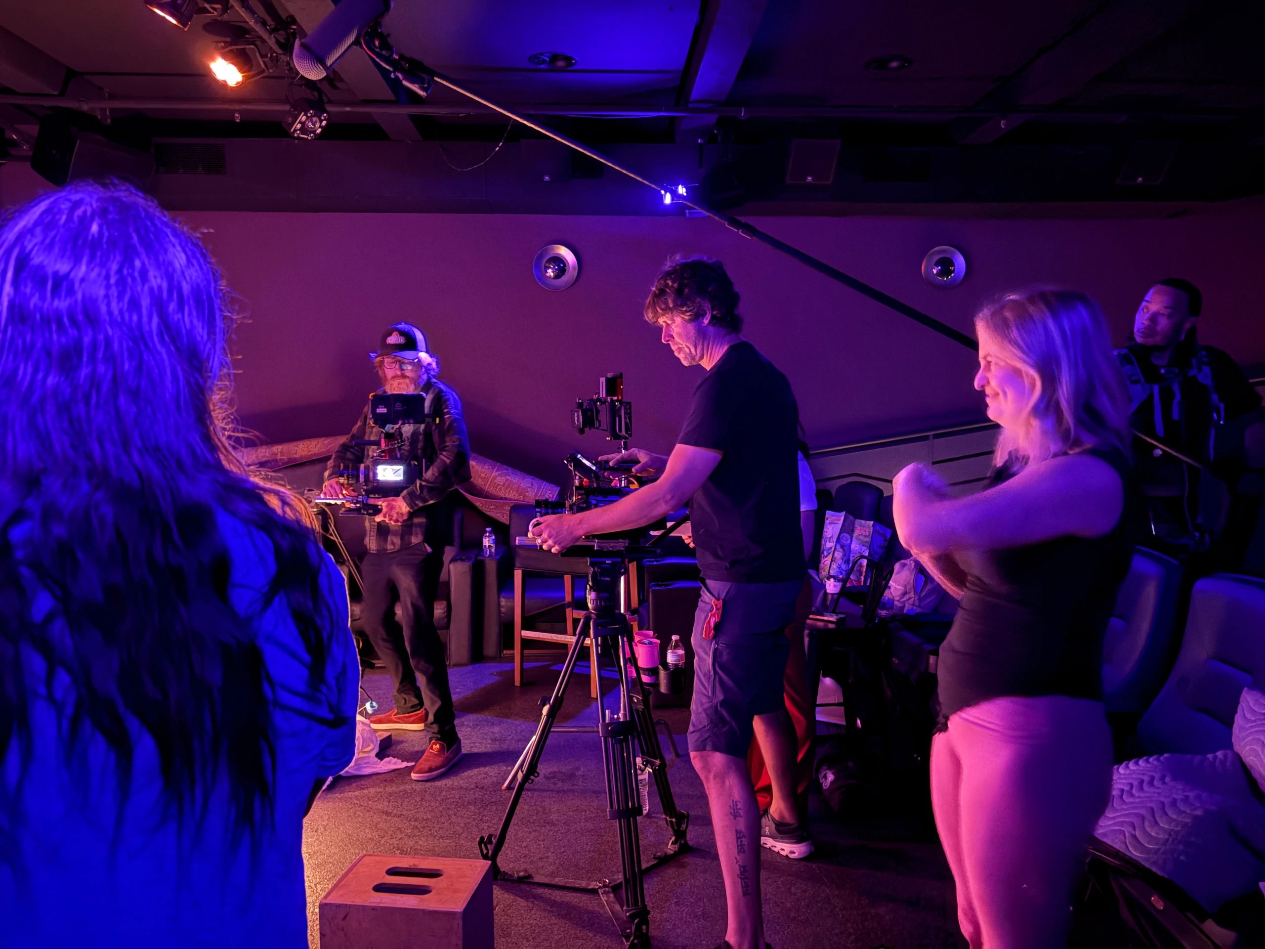 Film production crew